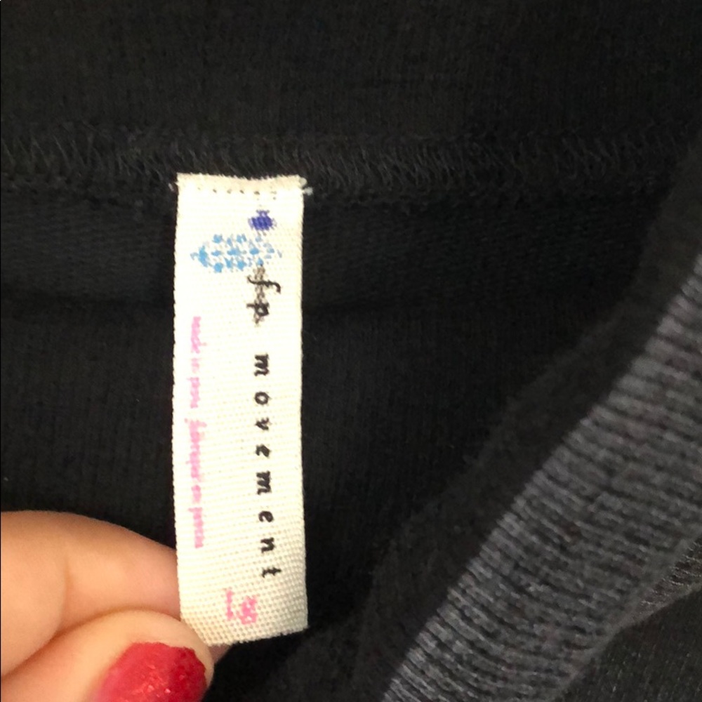 Free People Lara Drawstring Solid Pullover - image 7